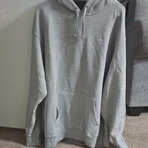 Champion Men's Light Gray Hoodie